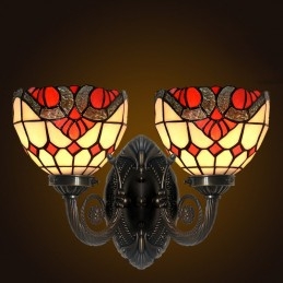Barokke Tiffany 2-lichts...