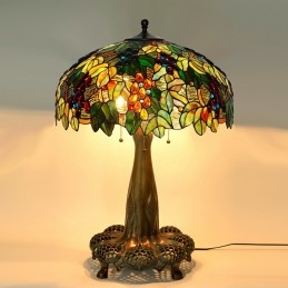 Tiffany Druif Glas-in-lood...