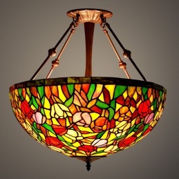 Tiffany glas-in-lood tulp...