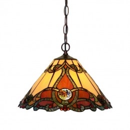 Tiffany glas in lood hanglamp