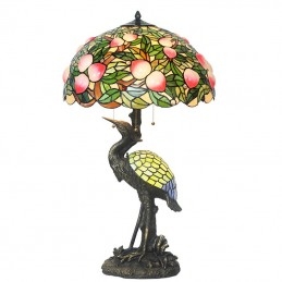 Perzik Tiffany Glas-in-lood...