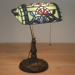 Tiffany Bank tafellamp in...