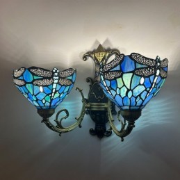 Wandlamp in Tiffany-Stijl...