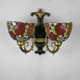 Wandlamp in Tiffany-Stijl...