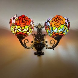 Wandlamp in Tiffany-Stijl...