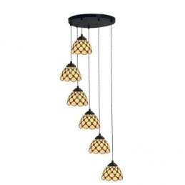 6-Lichts Hanglamp in...