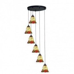 6-Lichts Hanglamp in...