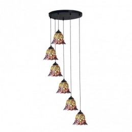 6-Lichts Hanglamp in...
