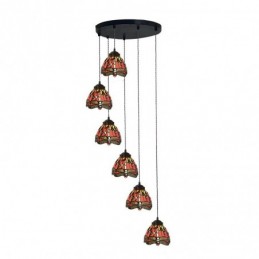 6-Lichts Hanglamp in...
