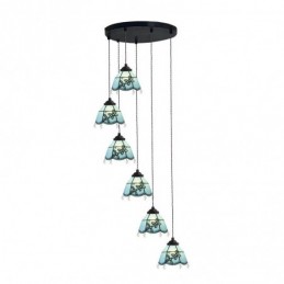 6-Lichts Hanglamp in...
