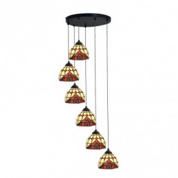 6-Lichts Hanglamp in...