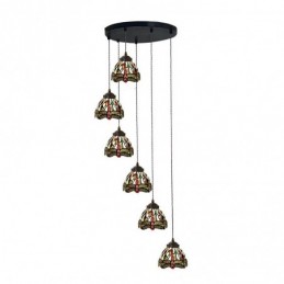 6-Lichts Hanglamp in...