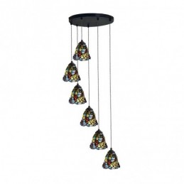6-Lichts Hanglamp in...