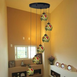 6-Lichts Hanglamp in...