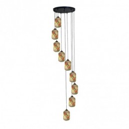 9-Lichts Hanglamp in...