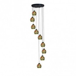 9-Lichts Hanglamp in...
