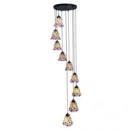 9-Lichts Hanglamp in...