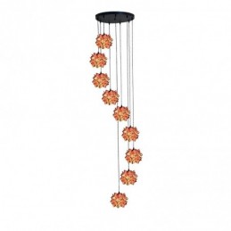 9-Lichts Hanglamp in...