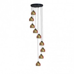 9-Lichts Hanglamp in...