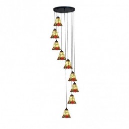 9-Lichts Hanglamp in...