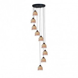 9-Lichts Hanglamp in...