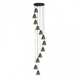 12-Lichts Hanglamp in...