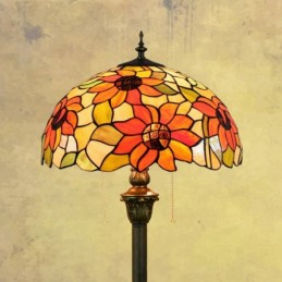 Vloerlamp in Tiffany-Stijl...