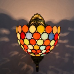 Wandlamp in Tiffany-Stijl...