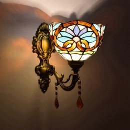 Wandlamp in Tiffany-Stijl...
