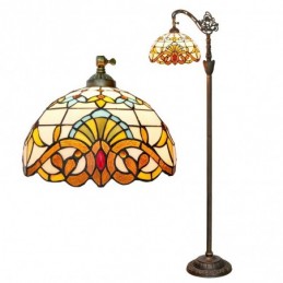 Vloerlamp in Tiffany-Stijl...