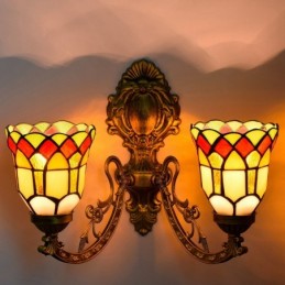 Wandlamp in Tiffany-Stijl...