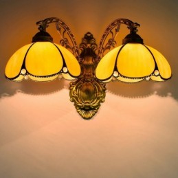 Wandlamp in Tiffany-Stijl...