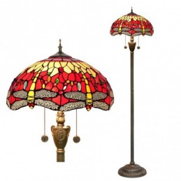 Vloerlamp in Tiffany-Stijl...