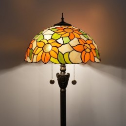 Vloerlamp in Tiffany-Stijl...