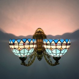 Wandlamp in Tiffany-Stijl...