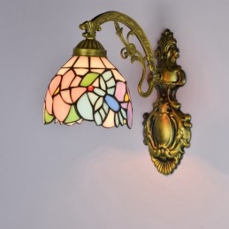 Wandlamp in Tiffany-Stijl...