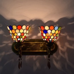 Wandlamp in Tiffany-Stijl...