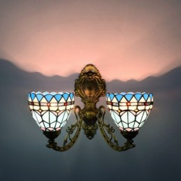 Wandlamp in Tiffany-Stijl...