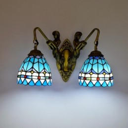 Wandlamp in Tiffany-Stijl...
