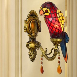 Wandlamp in Tiffany-Stijl...
