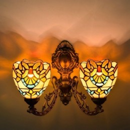 Wandlamp in Tiffany-Stijl...