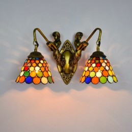 Wandlamp in Tiffany-Stijl...