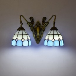Wandlamp in Tiffany-Stijl...