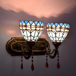Wandlamp in Tiffany-Stijl...