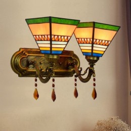 Wandlamp in Tiffany-Stijl...