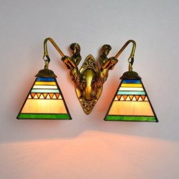Wandlamp in Tiffany-Stijl...