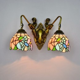 Wandlamp in Tiffany-Stijl...