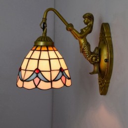 Wandlamp in Tiffany-Stijl...