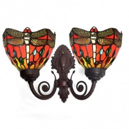 Wandlamp in Tiffany-Stijl...