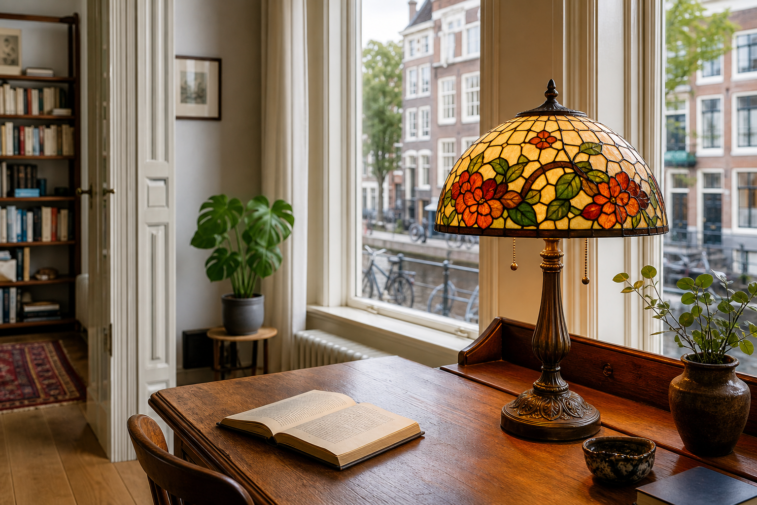 Tiffany bureaulampen: sfeer en karakter voor elk Nederlands interieur